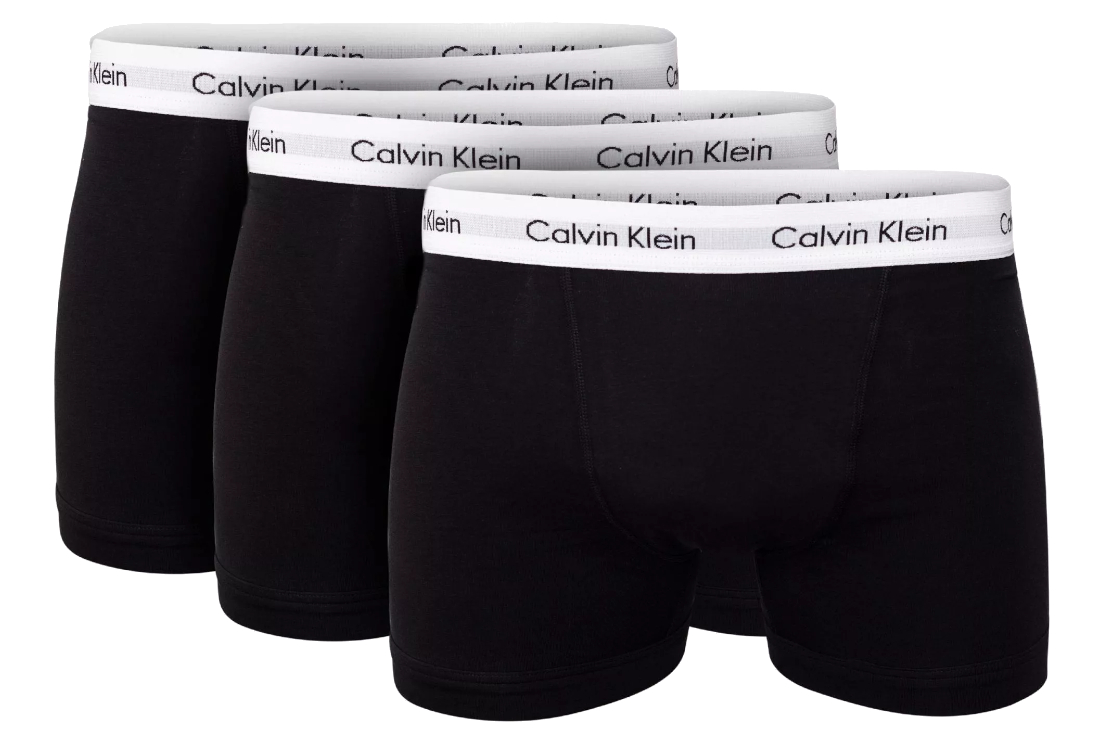 Calvin Klein 3 Pack Low Rise Trunks U2664G-001
