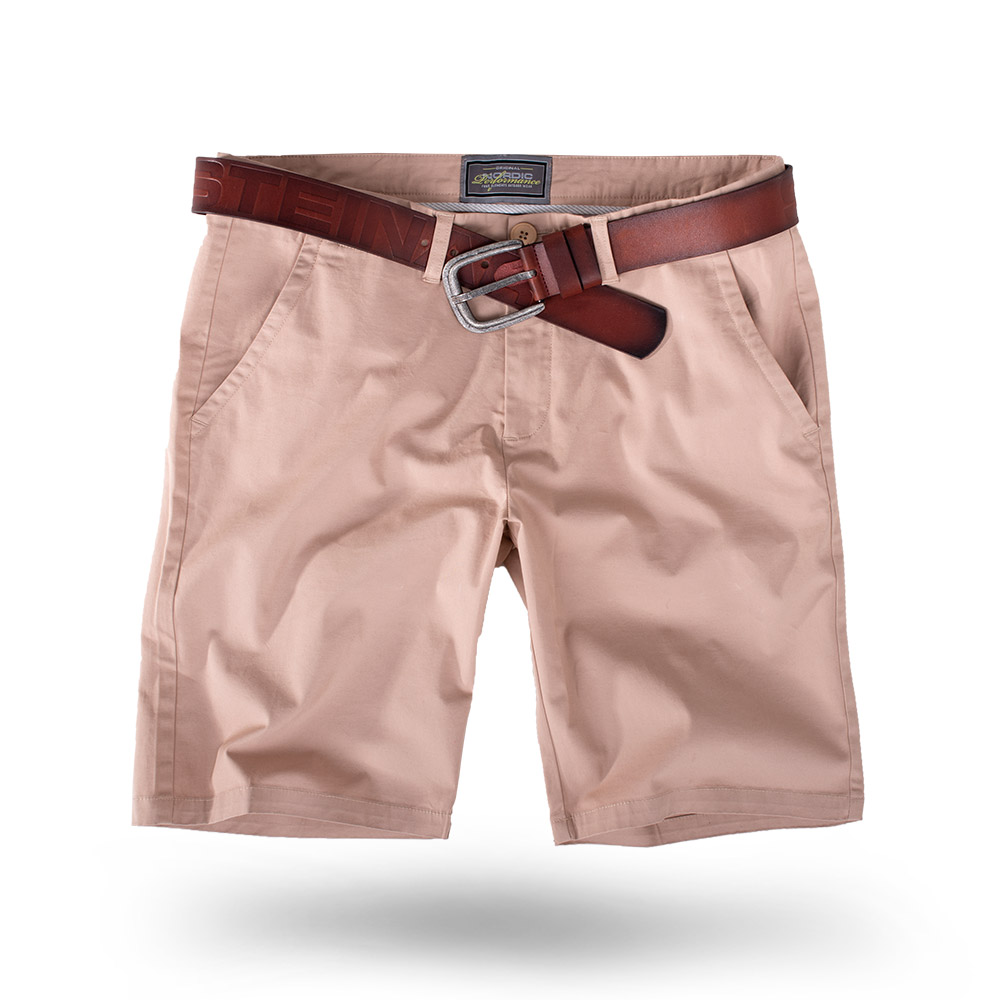 chino shorts Sigvid sand (without belt)