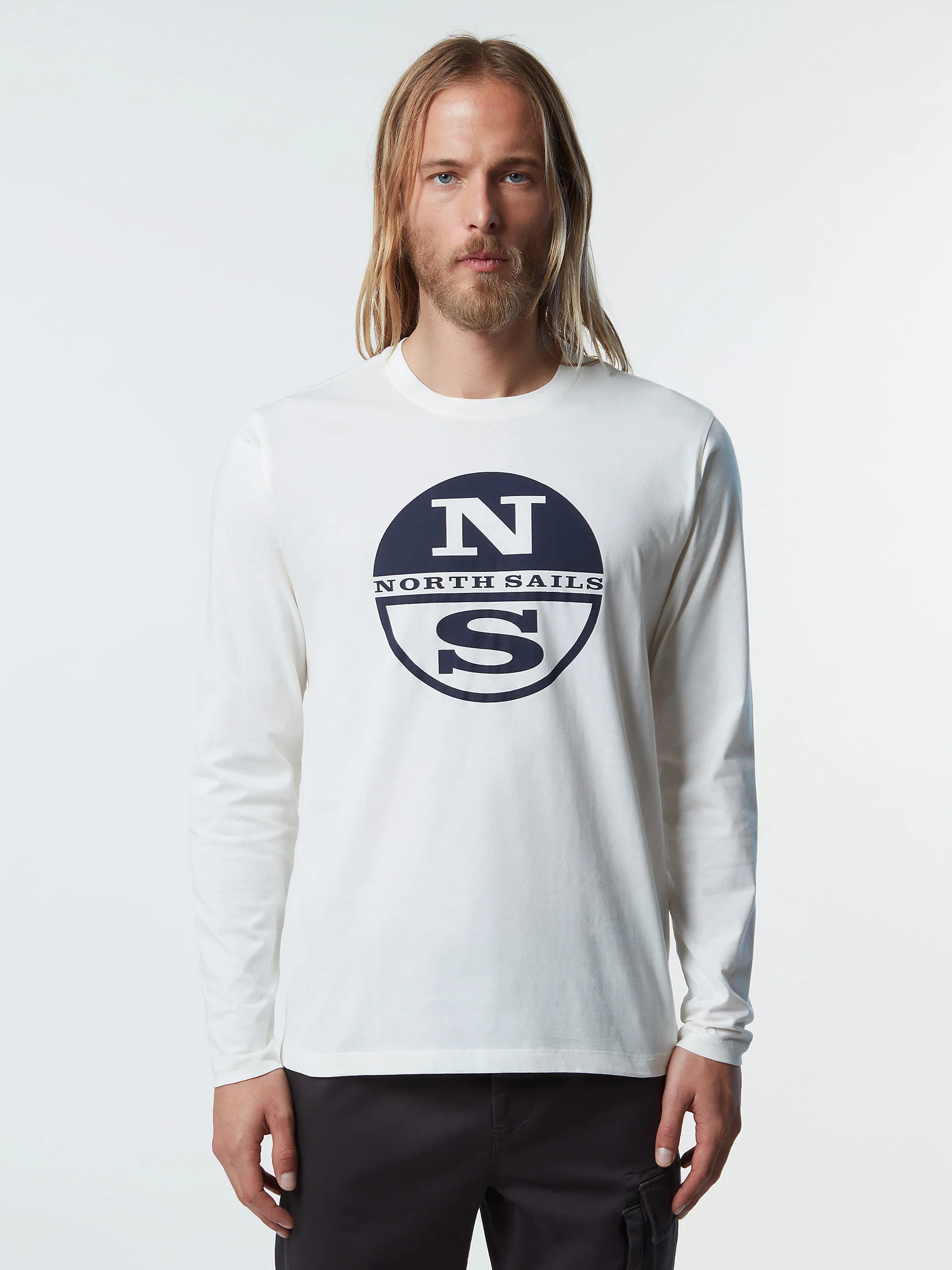 North Sails LS with graphic marshmallow