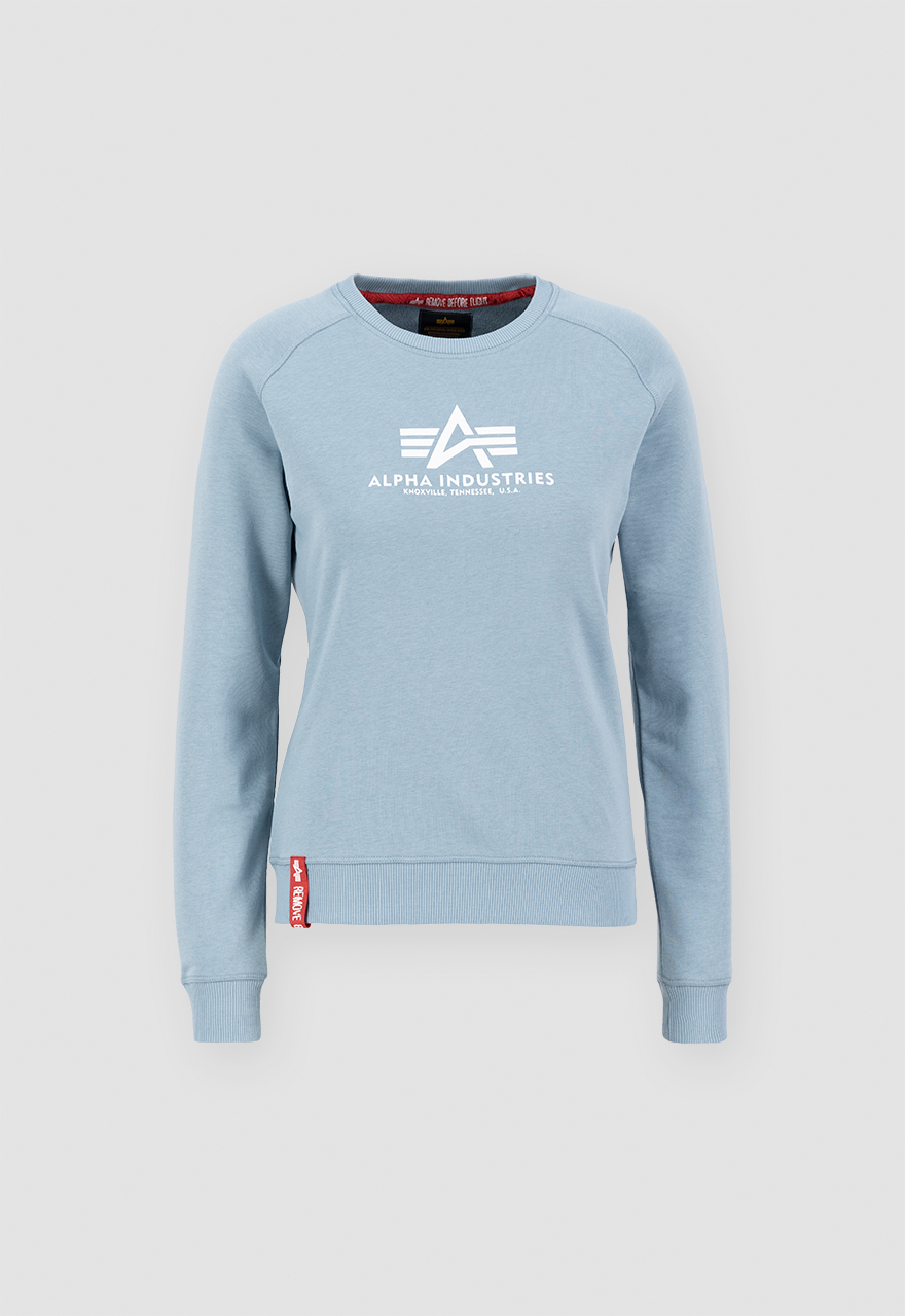New Basic Sweater Wmn greyblue