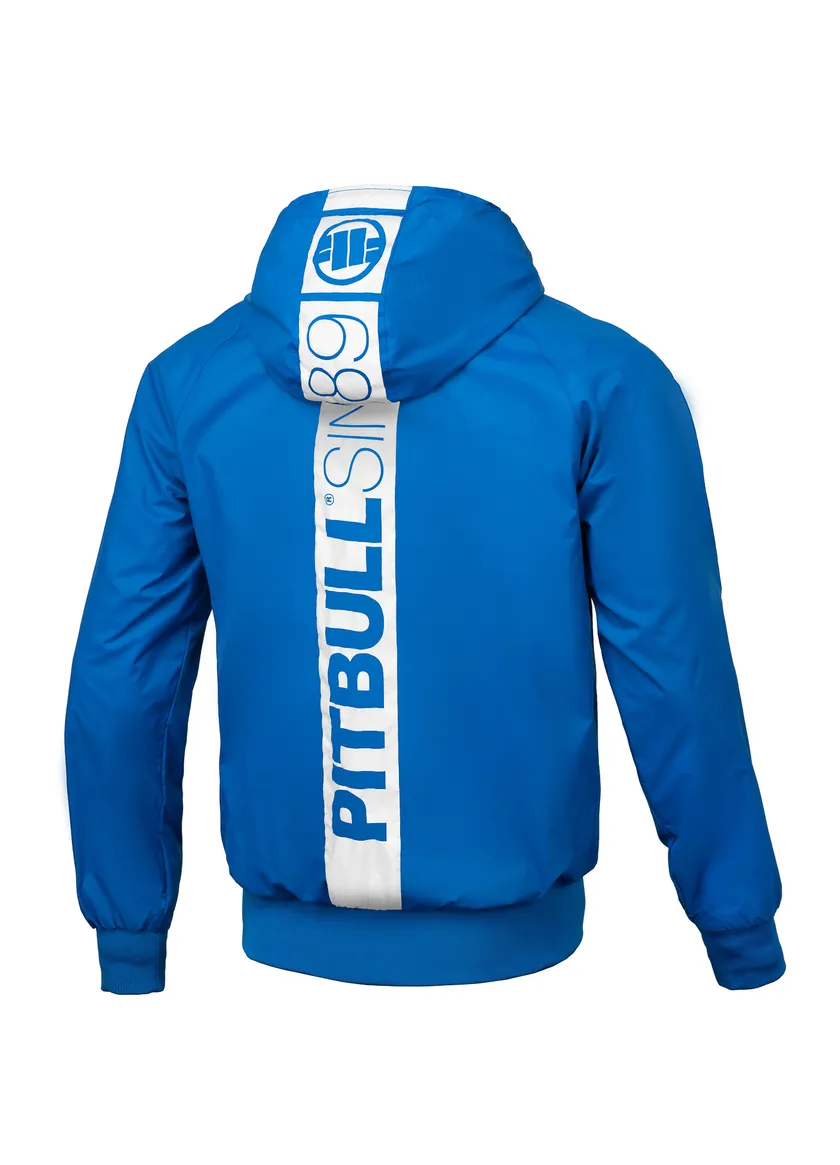 Athletic Hilltop Hooded Nylon Jacket R. BLUE