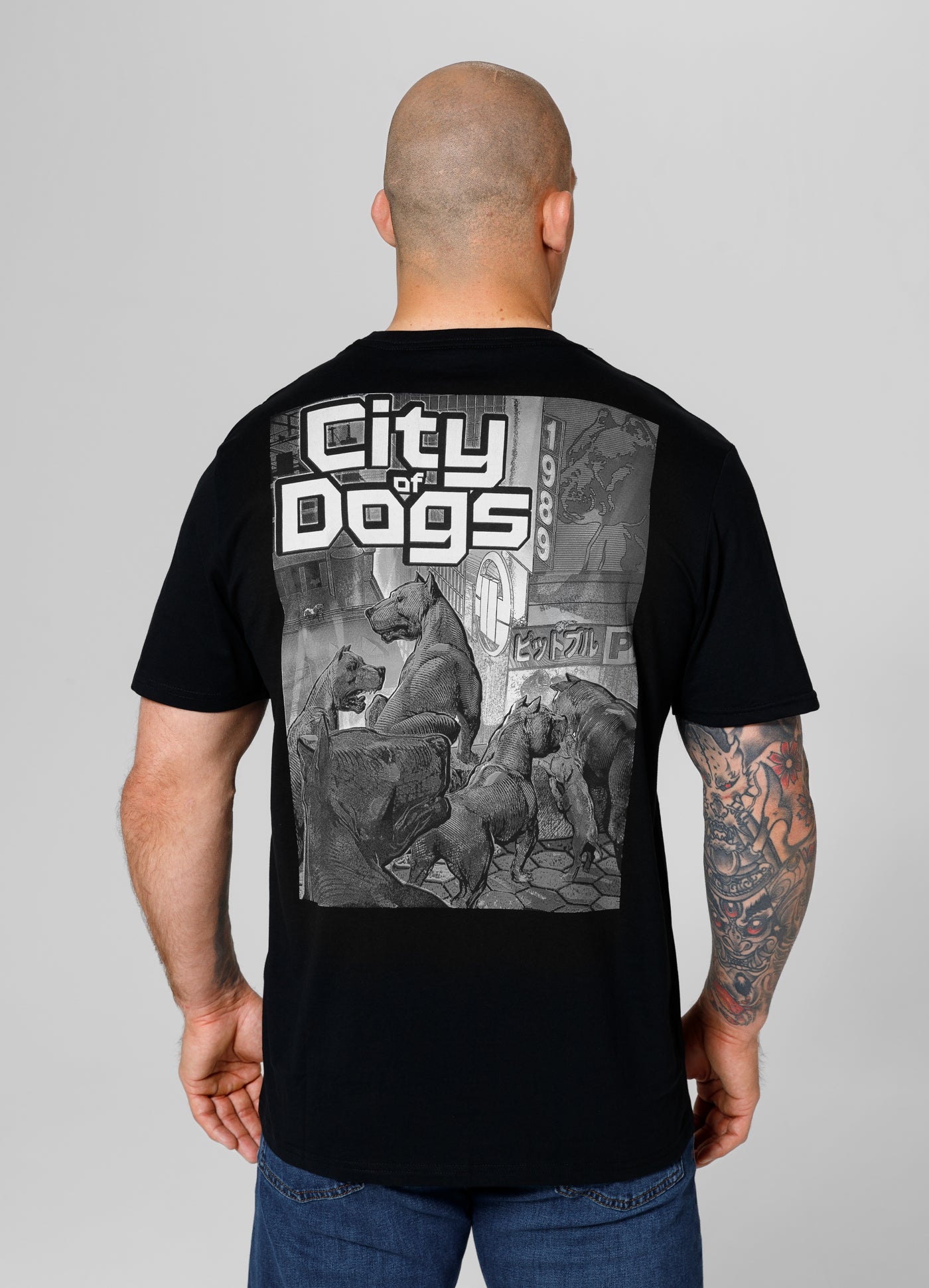 T-SHIRT CITY OF DOGS BLACK