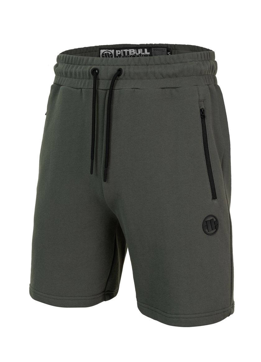 TERRY GROUP TRACK SHORTS OLIVE