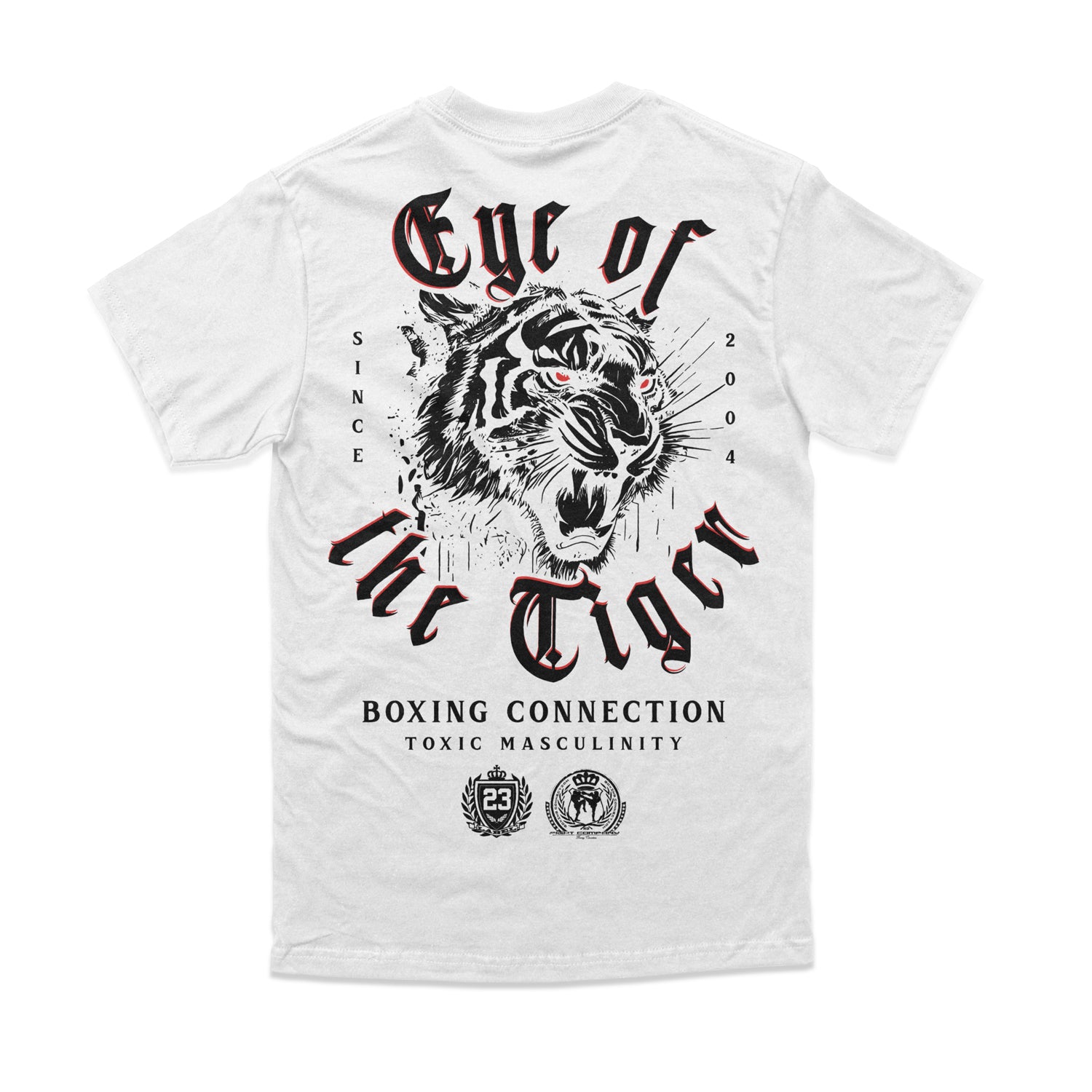 Label 23 T-Shirt Eye of the tiger white