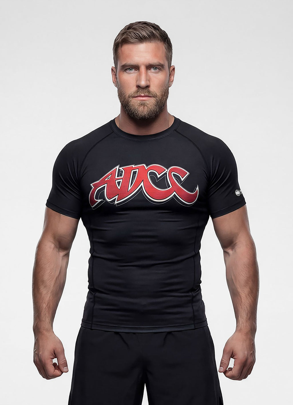 RASHGUARD SHORTSLEEVE ADCC BLACK
